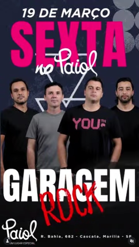 Evento sexta-tem-garagem-rock-no-paiol