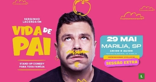 Evento stand-up-vida-de-pai--serginho-lacerda