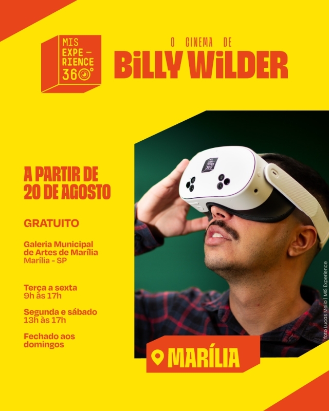 Evento o-cinema-de-billy-wilder-chega-a-galeria-municipal-de-artes-de-marilia