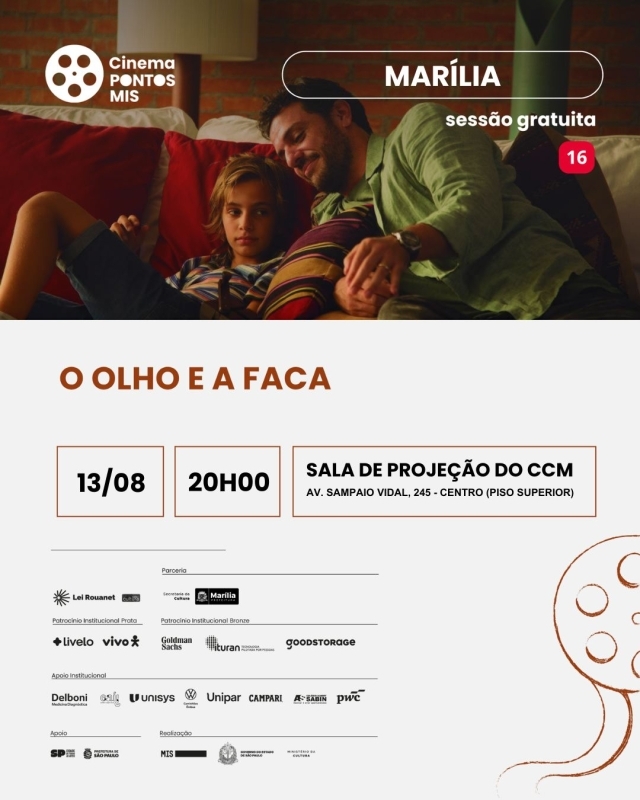 Evento cinema-pontos-misapresenta--o-olho-e-a-faca