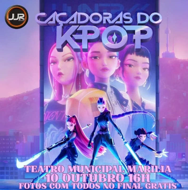 Evento cacadoras-do-k-pop
