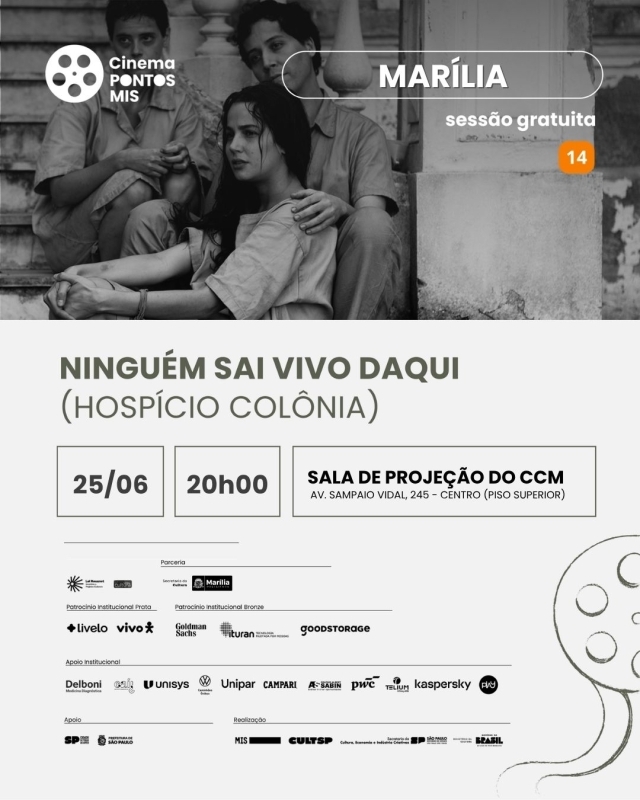 Evento cinema-pontos-mis---filme-ninguem-sai-vivo-daqui