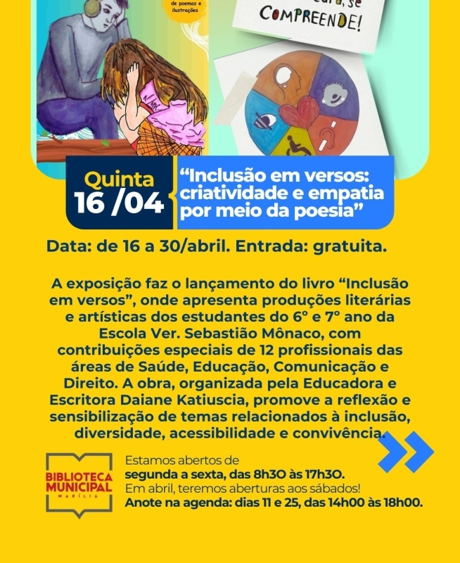 Evento exposicao-inclusao-em-versos-criatividade-e-empatia-por-meio-da-poesia