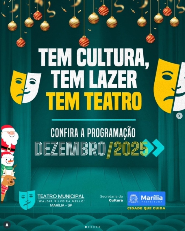 Evento programacao-de-dezembro--teatro-municipal-waldir-silveira-mello