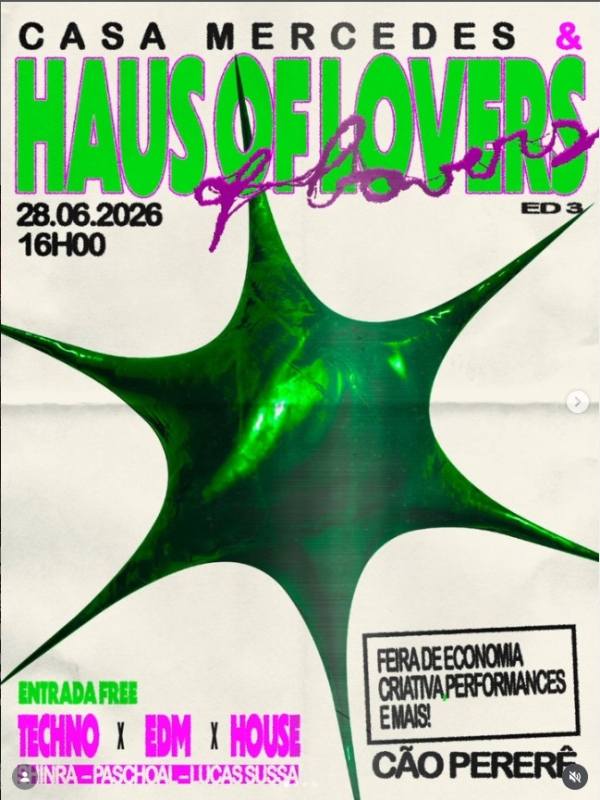 Evento cao-perere--apresenta-a-haus-of-lovers