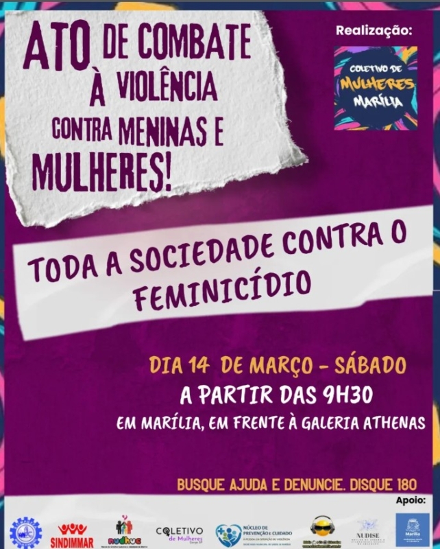 Evento ato-de-combate-a-violencia-contra-meninas-e-mulheres